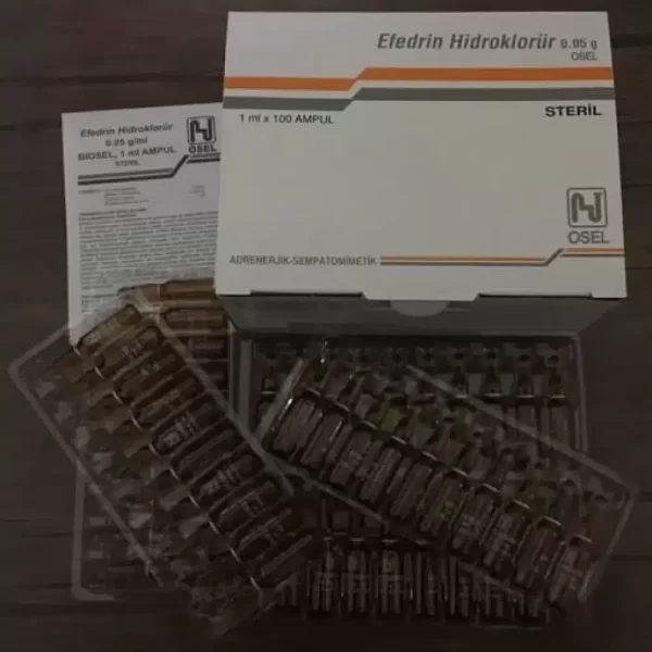 Efedrin Hidroklorür 1 Kutu 100 Ampül